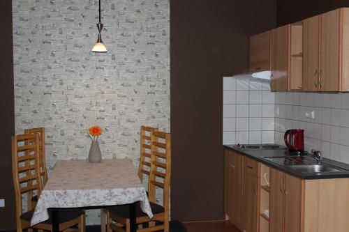 Küche, Ubytovani U Morisse in Stare Mesto Pod Sneznikem