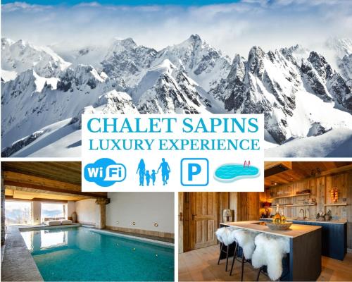 Chalet Sapins - Full Chalet - Luxury Experience - Elegance & Confort - Private Pool