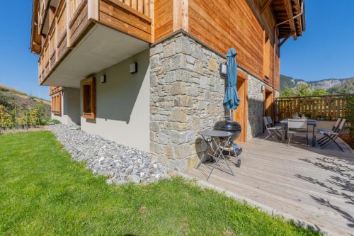 Balcony/terrace, Tanniere des Ours Apartment - Snow and Trek - Morzine near Pre-Favre Ski Lift