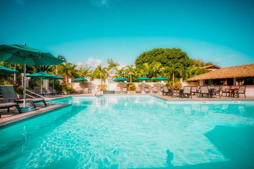 Widok, Hotel Bambou in Les Trois Ilets