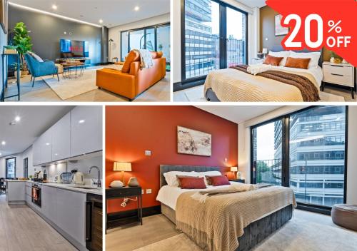 Luxury 2BR Retreat Tower of London Area Sleeps 6