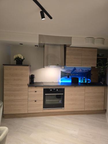 28 sqm studio apartment in the heart of Leirvik in Лаєрвік