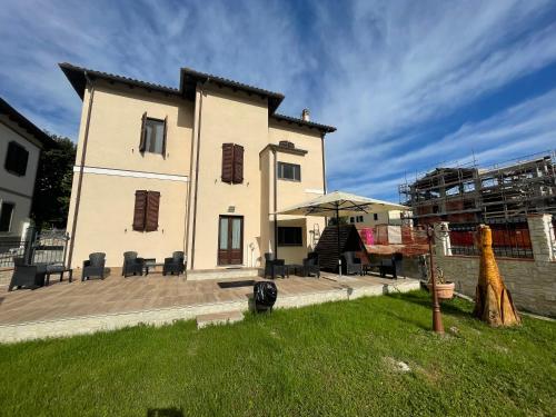 A szálláshely kívülről, B&B I Giardini in Pieve Torina