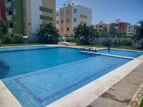 Swimming pool, Acapulco Diamante, Real del Palmar in El Cayaco