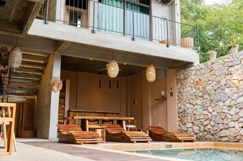 Peldbaseins, Casa Ampa Zikatela – Brisas de Zicatela Puerto Escondido  in Puerto Eskondido