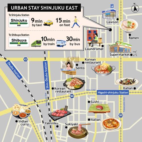 新宿駅徒歩15分! キッチン&洗濯乾燥機完備で 東京ライフを満喫しながら快適ロングステイ