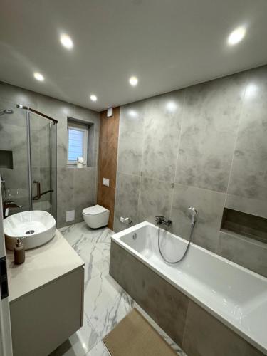 Vannituba, Apartment w domu pod orzechem in Gogolin