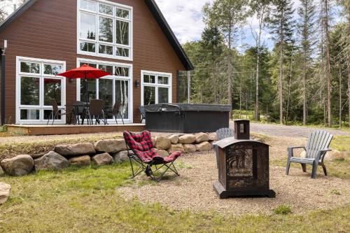 Spa Nature & Adventure - Rustique Chalet in เซนต์-มิเชล-เดส-เซนต์ (QC)