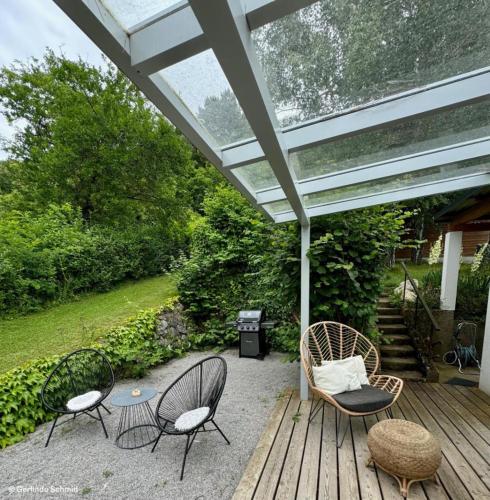 Balkons/terase, Chalet Auenblick in Hainburg An Der Donau