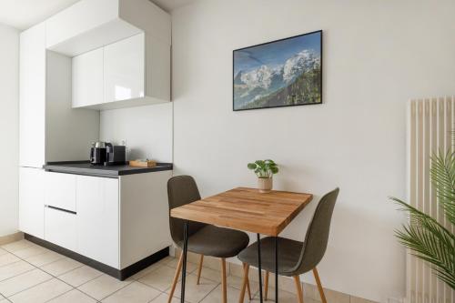 Konyha, Cityview Balcony - in the heart of Biel in Biel/Bienna