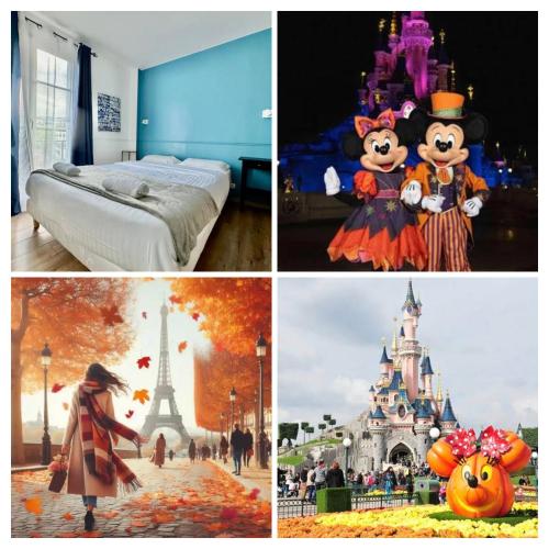 Disney, sunny comfortable 2 bedrooms family apartment, 8 pers, wifi, NETFLIX - Location saisonnière - Chessy