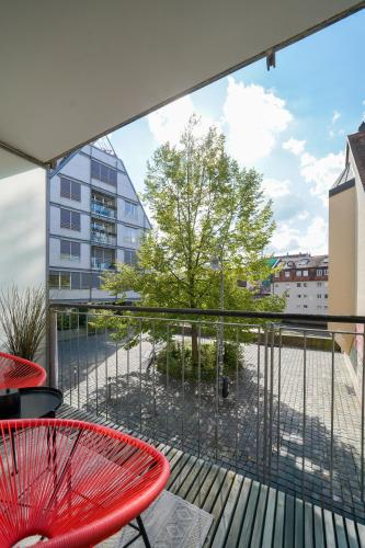 LINDE3 - 10 Minuten in die Altstadt mit Balkon und Pegnitzblick in Nürnberg, Deutschland