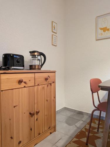 Fuchsbau im Ferienhaus an der Holzecke in 施納爾杜夫