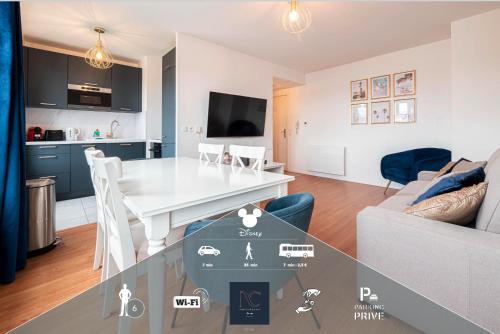 Disneyland-Paris, 6pers, Parking, Wifi - Location saisonnière - Serris