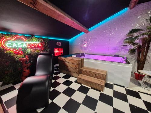 L'interdit Suite Luxe Romantique Spa Balneo Sauna Hammam - Ardèche