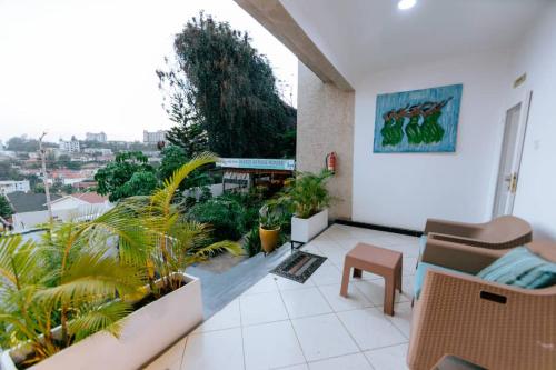 Terraza/balcón, INZOZI AFRICA HOUSE B&B-Gishushu in Kigali