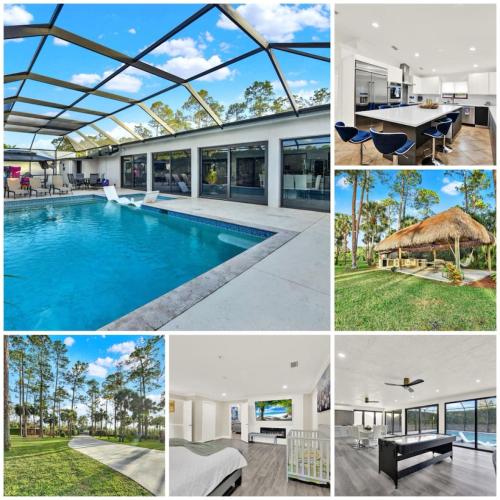 Naples Oasis Heated Pool Gazebo Grill Retreat
