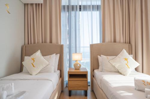 Stylish 3BR - Maryah Vista Chic Bliss Escape, Abú Zabí (fotografie 9)