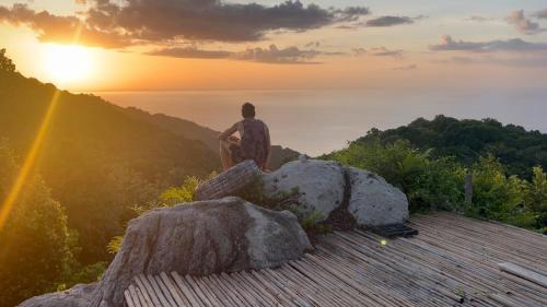 Balcony/terrace, The Lighthouse - Eco-Village & Wellness in Mango Bay