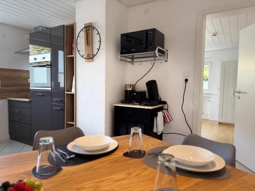 virtuve, Großzügige Ferienwohnung in Fleischwangen - Platz bis zu 8 Personen (Großzugige Ferienwohnung in Fleischwangen - Platz bis zu 8 Personen) in Fleischwangen