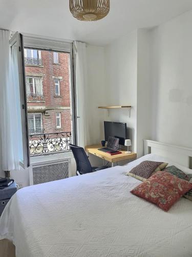 Appartement Chill proche Paris quartier calme proximité de toutes commodités Idéal Professionels et petite famille moins 15 pourcent long séjour - Location saisonnière - Boulogne-Billancourt