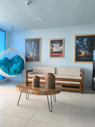 Laguito Apartment next to the beach with a view of the lake