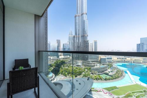 2Bed with spectacular Burj Khalifa & fountain view, Дубай