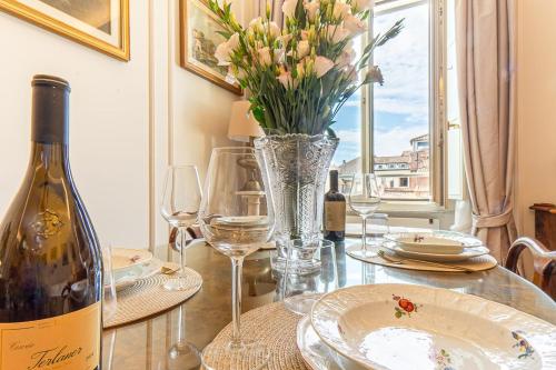 로마 Vista su Campo de' Fiori 2 2성급 싱글룸 수영장