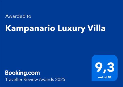 Kampanario Luxury Two-Bedroom Villa with Private Jacuzzi