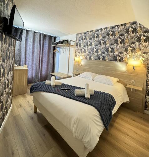 1 double bed