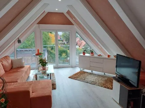 DESIGN-LOFT Brockenblick -Netflix-Smart TV-WLAN-Wallbox-Kaffeevollautomat-Balkon- Panoramaaussicht-Getränke-Pizza-Snacks in Wernigerode, Deutschland