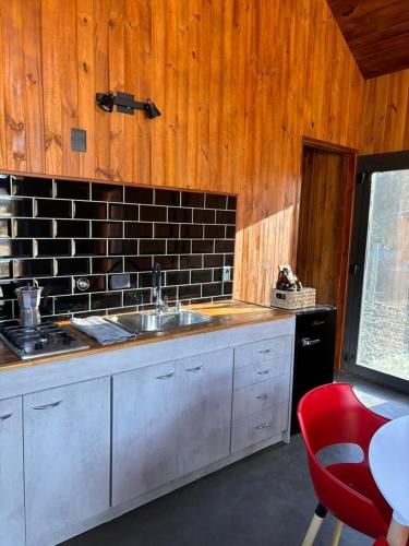 virtuve, Cabaña - 5to Rincon Meliquina Home (Cabana - 5to Rincon Meliquina Home) in Villa Lago Meliquina