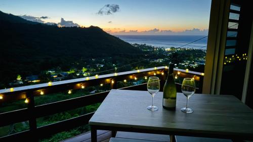 บริการและสิ่งอำนวยความสะดวก, MOOREA Bungalow Kohimana avec vue lagon in มาฮาเรปา