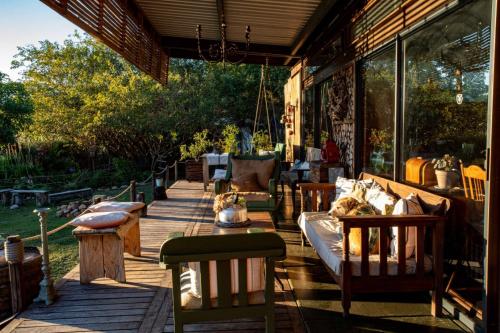 Kert, ECO Lodge Villa Villekula in Kurland