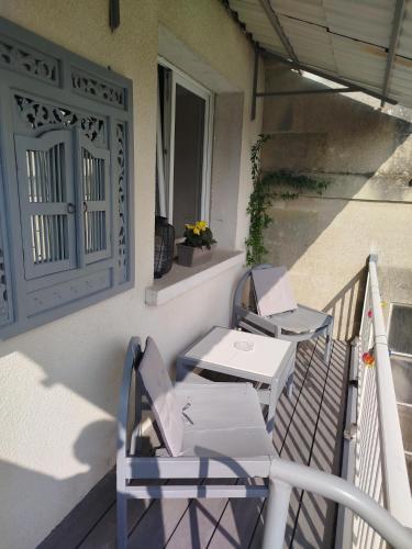 Erkély/terasz, Aubocoteau in Saint-Paterne-Racan