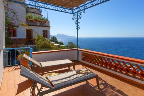 Il Respiro del Mare con vista Capri in Riviera di Marcigliano