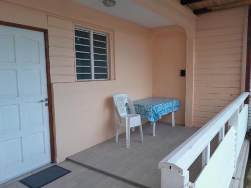 Balcon/terrasse, Paradise SunRise Apt'Hôtel Gosier - T2 (Paradise SunRise Apt'Hotel Gosier - T2) in Mare Gaillard