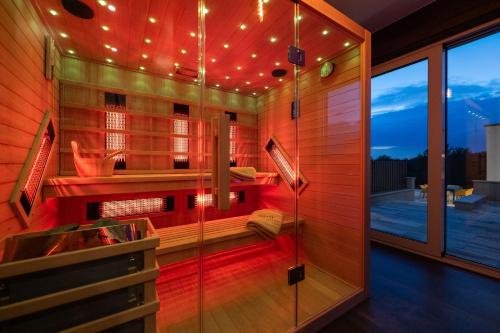 Sauna, Luxury apartments Villa Wood NEW in Graberje Ivanicko