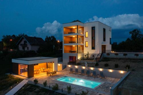 Viesnīcas āriene, Luxury apartments Villa Wood NEW in Graberje Ivanicko