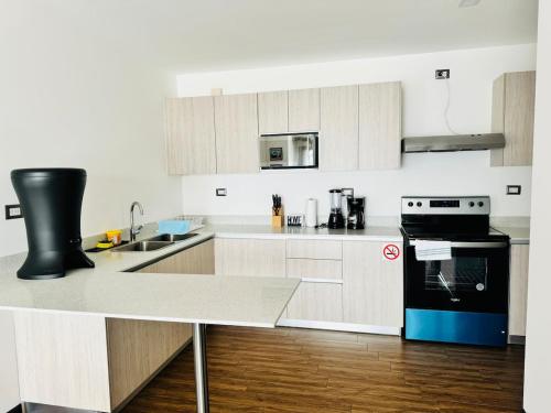 Instalaciones, Modern apartment with a view of volcanoes in Zona 11