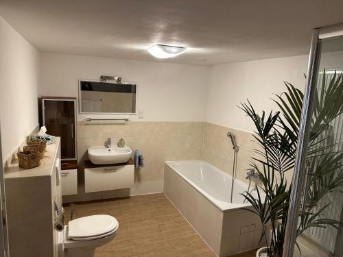 Bathroom, Klassisch Ruhig und Vertrauensvoll Zimmer in Ober-Ramstadt
