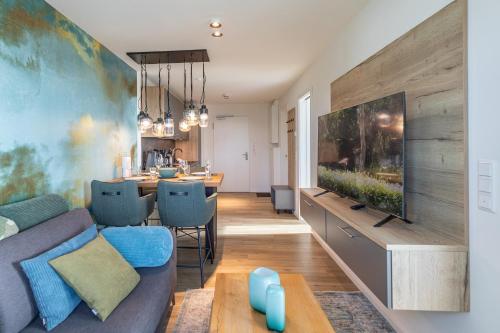 Apartmenthaus vor den Halligen Hallighafen de Luxe in Nordstrand, Deutschland