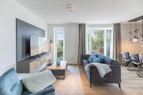 Apartmenthaus vor den Halligen Wattsegler de Luxe in Nordstrand, Deutschland