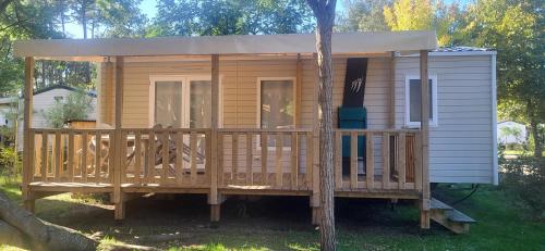 Mobil-home 5 pers climatisé - Plage et forêt - Camping Les Oyats Seignosse - Camping - Seignosse