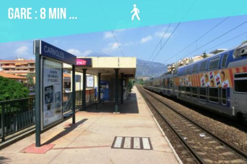 Facilities, Lorangerie - Proche Mer - Terrasse Parking prive in Menton