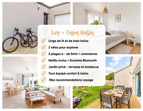 Casa Bella, 6 personnes-Plages & Port, Confort & Jardin privé