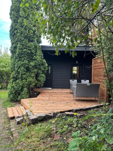 Small guesthouse in garden in Turku Harbour