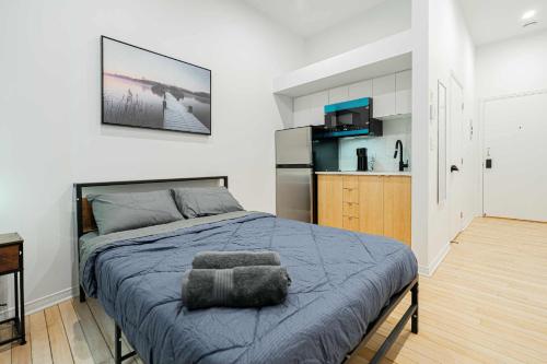 Cozy Studio Near Downtown Montreal with Parking near Etat Major