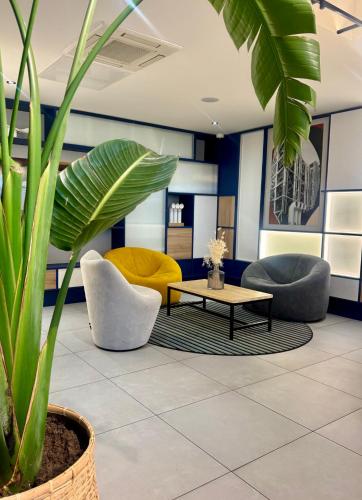 Bar/ Salón, Hôtel Mercure Rouen Val-de-Reuil in Val-de-Reuil