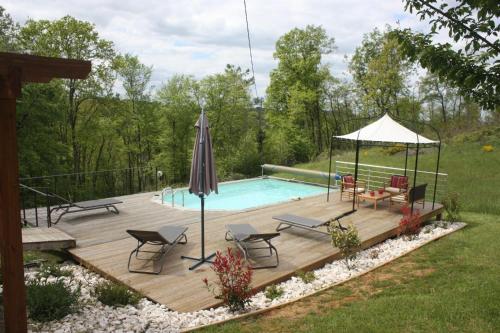 บริการและสิ่งอำนวยความสะดวก, Les Combes avec piscine chauffée au nord Sarlat (Les Combes avec piscine chauffee au nord Sarlat) in มงติญัค